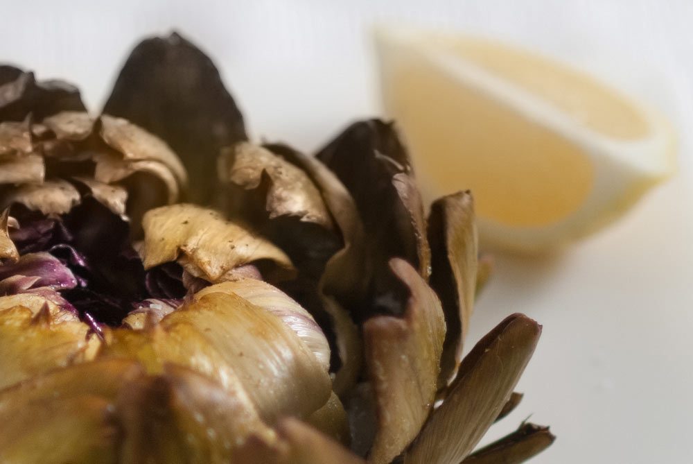 'Coming home from Sicily and Pops rustles some artichokes up to eat with the family... '