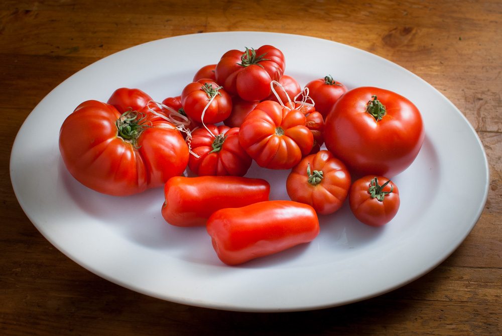 I asked for the most flavoursome tomatoes and was directed to the Italian 'winter' tomatoes...