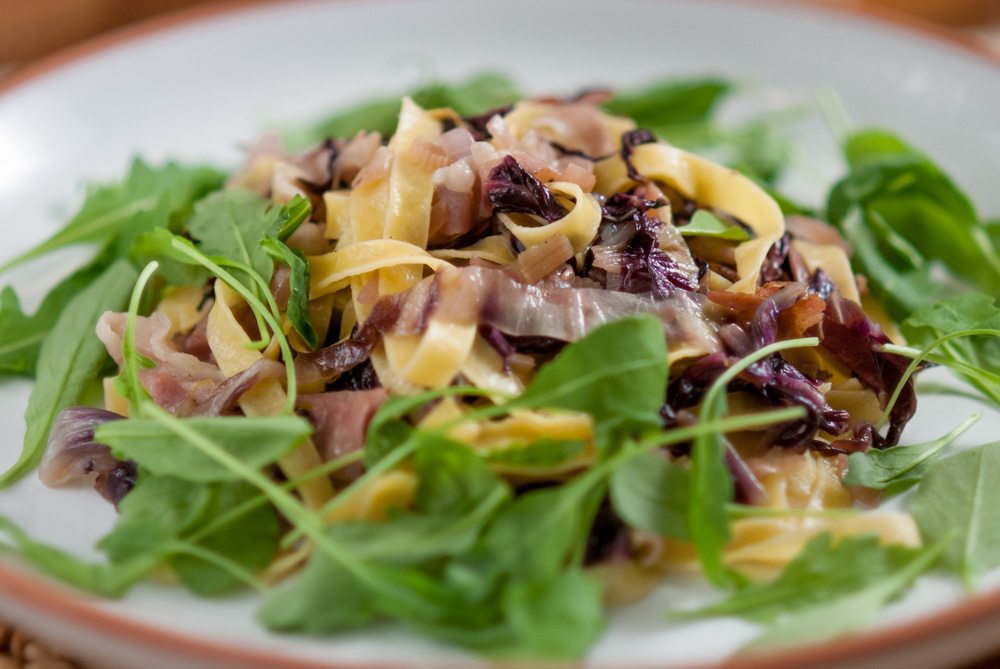 'It's pretty obvious now but anything pasta based makes me very happy. Radicchio is a new craving too...'