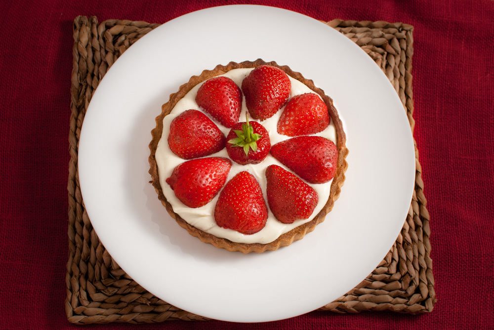 ‘It’s not just about looks, save this dish for when the strawberries are at their absolute best…’ 

