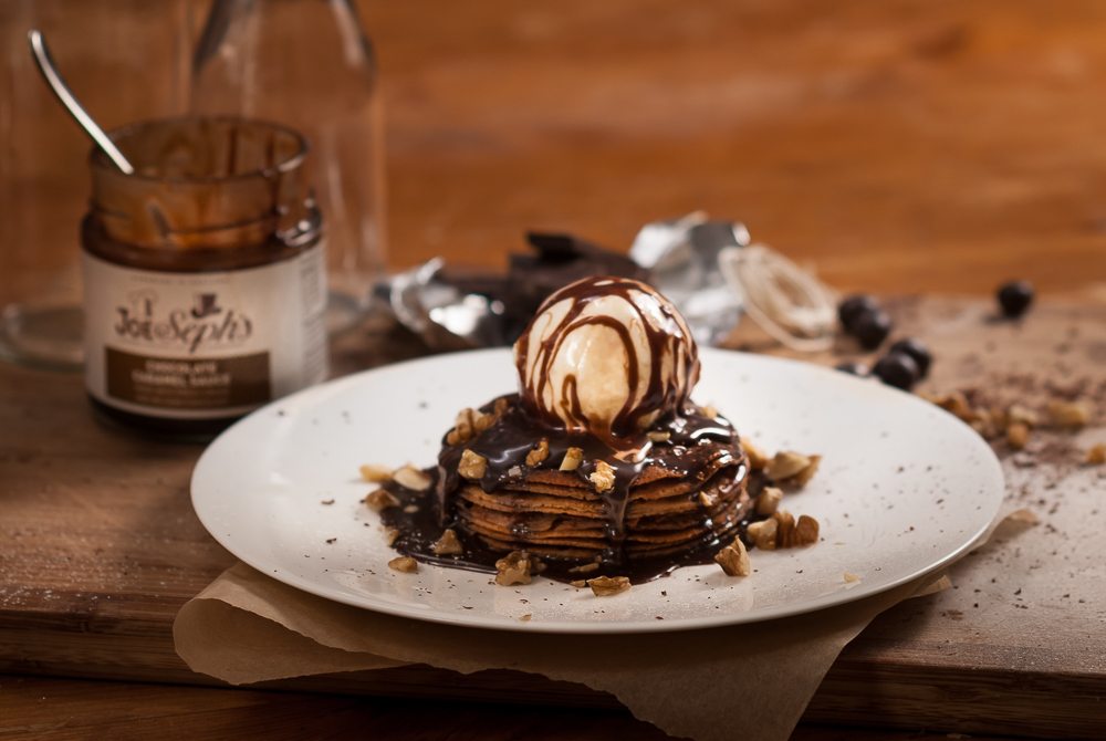 'An amazing quick Pancake Day recipe, a show stopping dinner party surprise or an indulgent movie night treat...' 