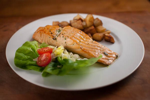 Salmon home cooking tip time from Dad. We've got 