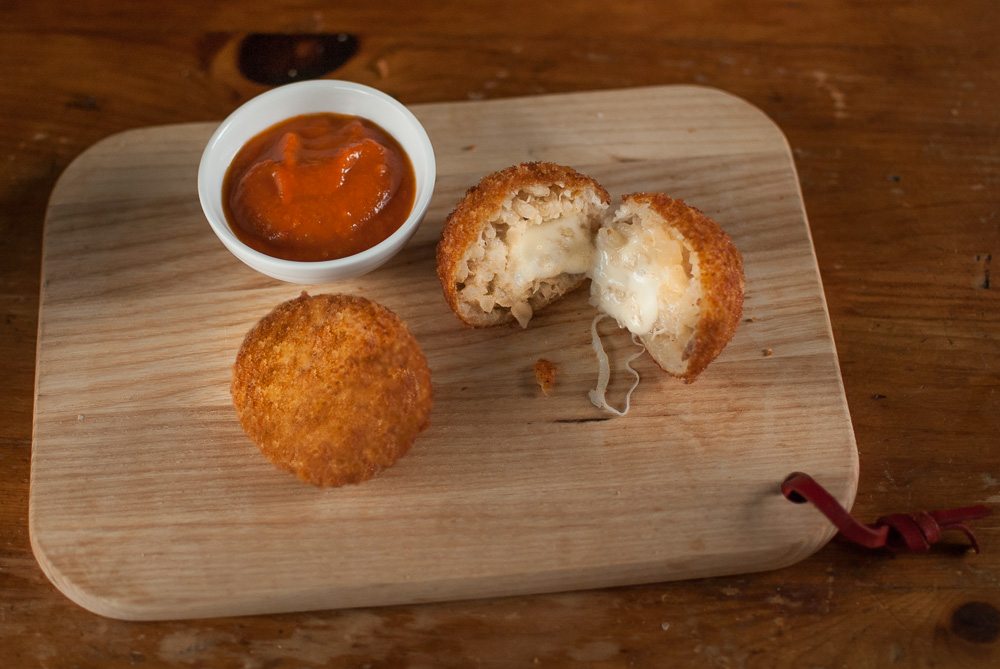 'Arancini balls inspired by our favourite Italian crime show, Inspector Montalbano!'