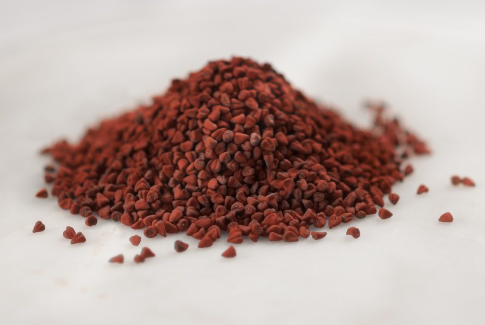Annatto is a jewel of a seed. It's used for just about everything and red as red can be...