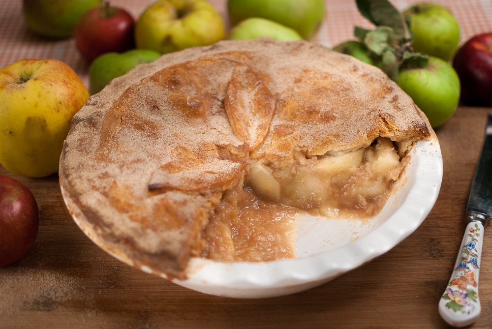 With an abundance of apples being harvested, what better way to use your bounty than with this autumnal cinnamon apple pie.