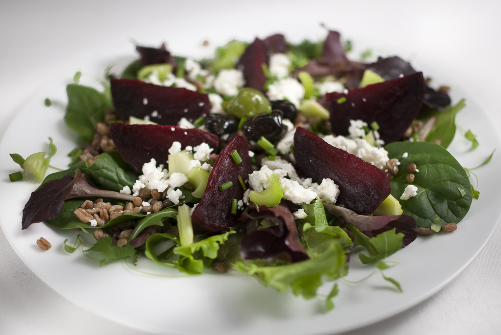 You can't go wrong with beetroot and goats cheese - so I make no apologies for another version of this tasty combo. 