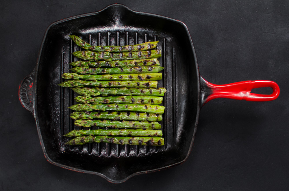 This is not really a recipe, more a method for grilling or griddling your asparagus.