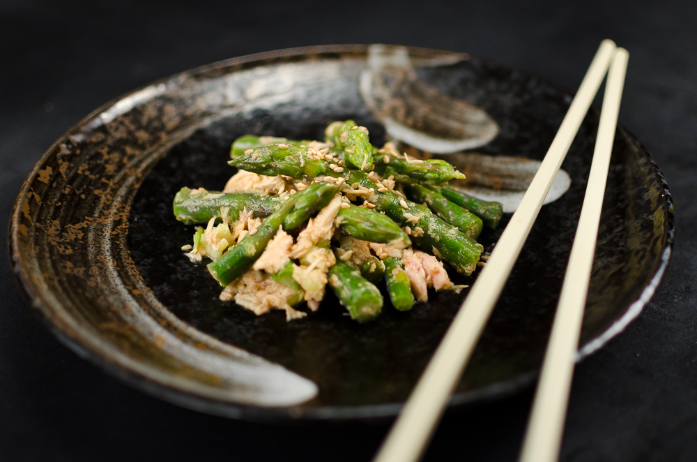 It's a Japanese way to mix sesame sauces in with food - I suspect the reason is because the sauce is so good it can't help being slipped into all sorts of dishes...