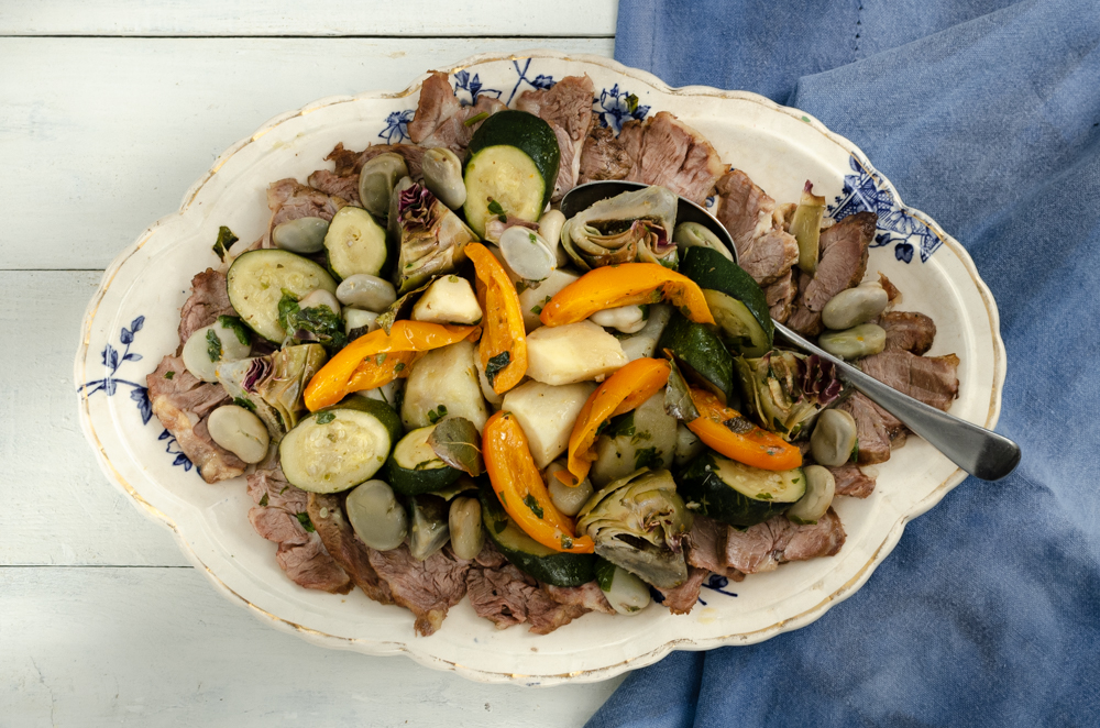 A great recipe for artichokes and lamb.
