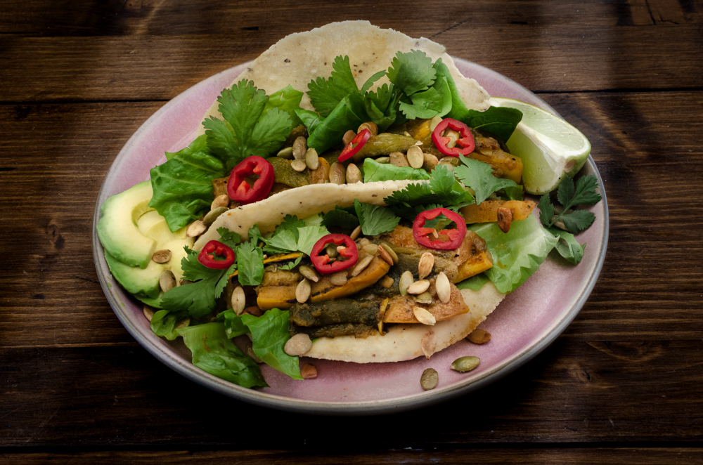 An easy vegetarian/vegan taco